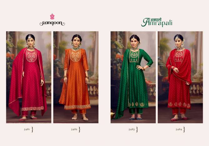 Amrapali By Rangoon Fancy Kurti With Bottom Dupatta Wholesale Price In Surat
